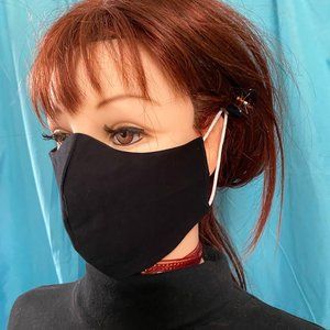 5 for $20 Unisex Face Masks Black New size Medium